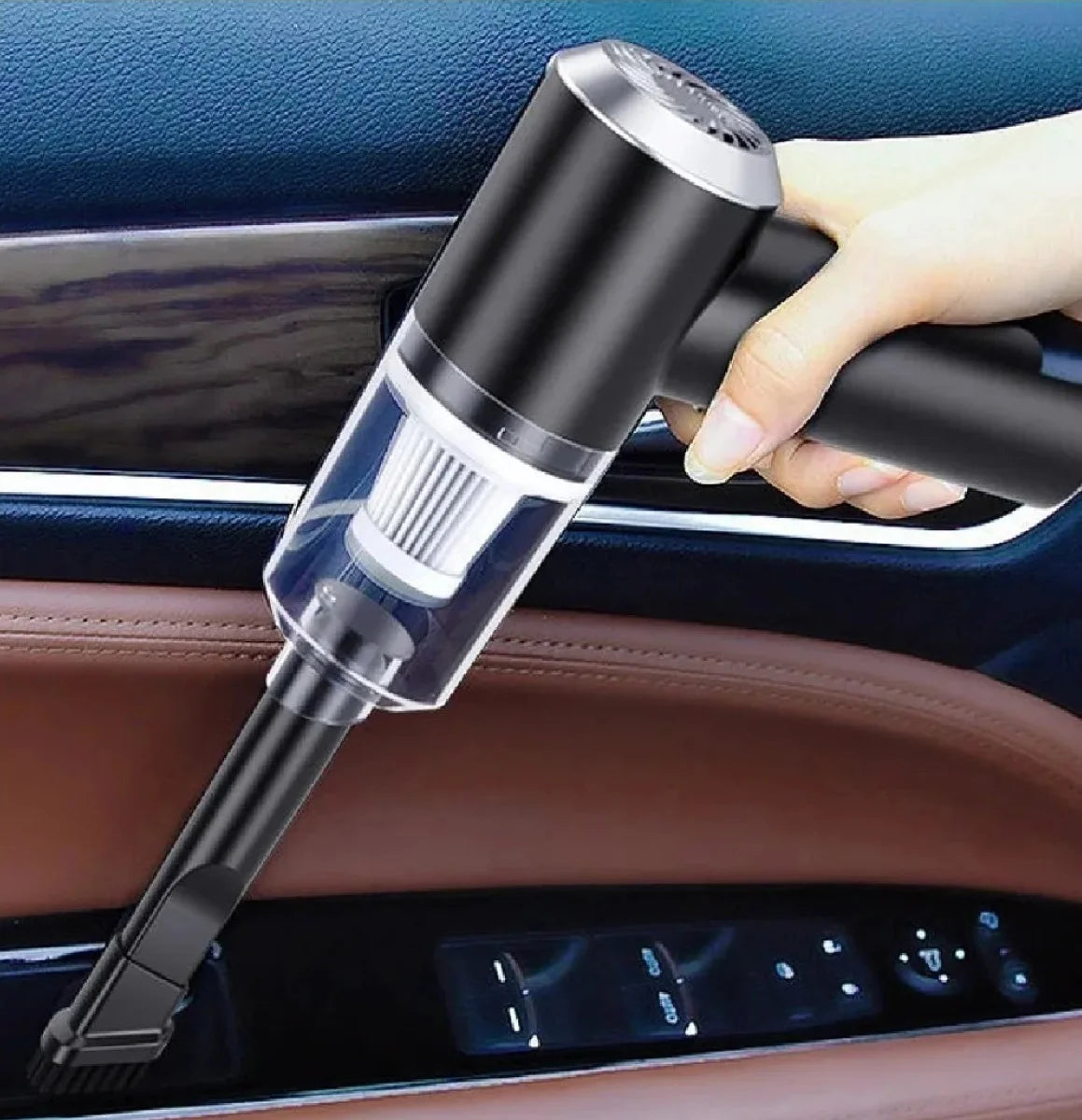 Aspiradora para Carro 3 en 1 – Potente, Portátil y Doble Función Húmedo/Seco