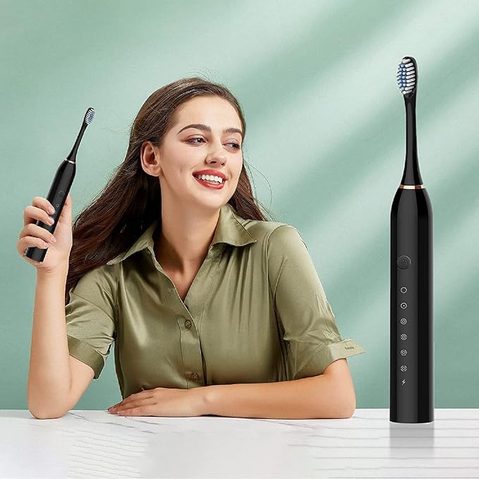 Cepillo de Dientes Eléctrico Recargable de Larga Duración