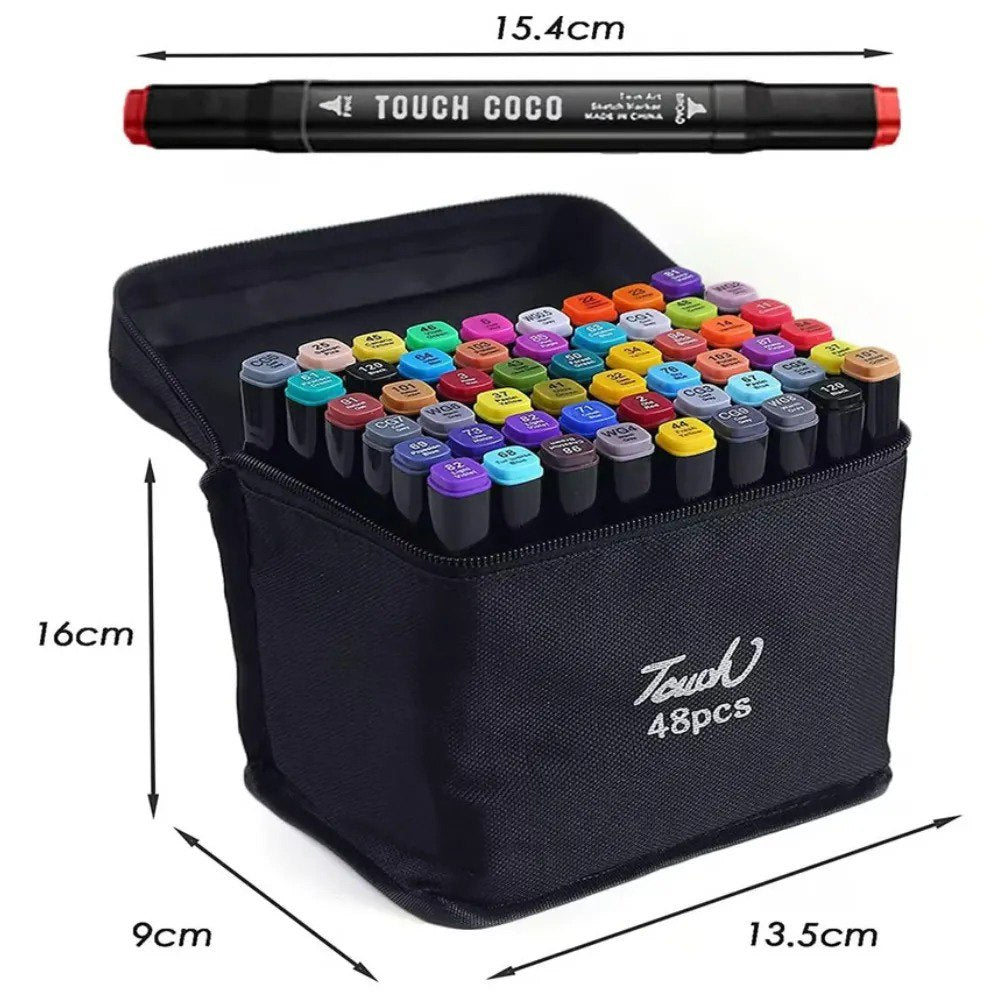 Set de 48 Plumones Marcadores de Doble Punta – Bobbie Goods