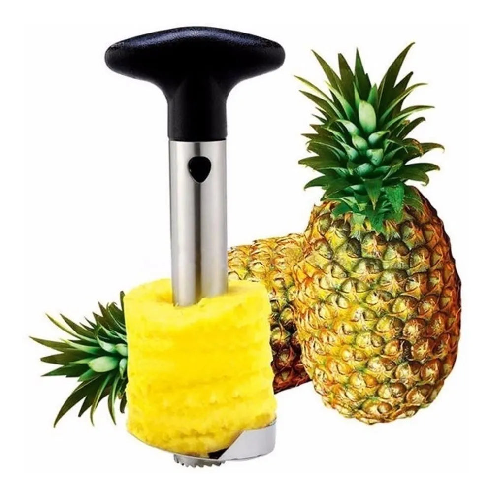 Cortador de Piña en Espiral de Acero Inoxidable