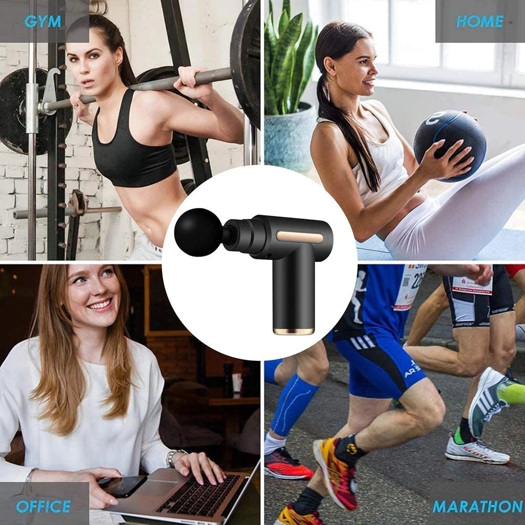 Masajeador Eléctrico Portátil de Alta Frecuencia Profesional para Masaje Muscular